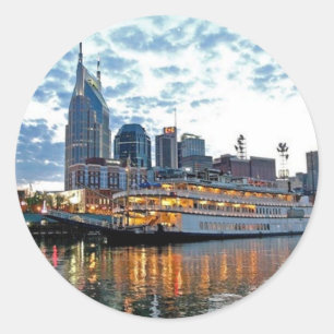 Sticker Rond Nashville