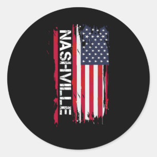 Sticker Rond Nashville S Et