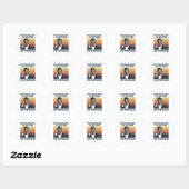 Sticker Rond Nat King Cole (Feuille)