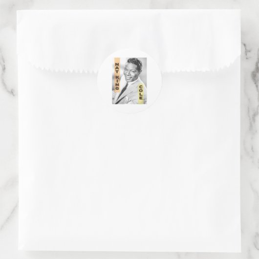 Sticker Rond Nat King Cole (Sac)
