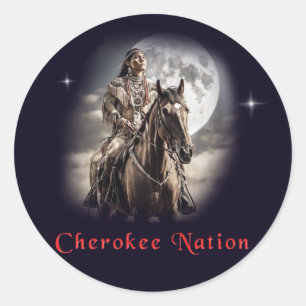 Sticker Rond Nation Cherokee