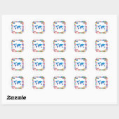 Sticker Rond Nations Unies (Feuille)