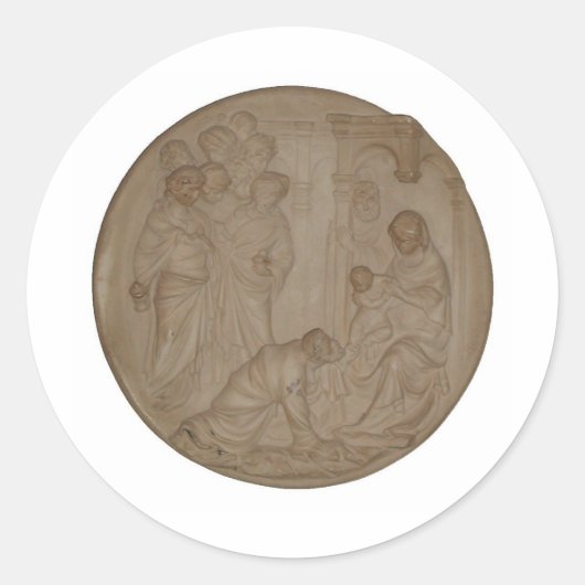 Sticker Rond nativité (Devant)