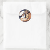 Sticker Rond Nativité / Luc 2:11 (Sac)