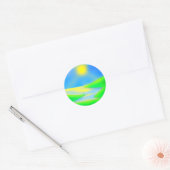STICKER ROND NATURAL (Enveloppe)