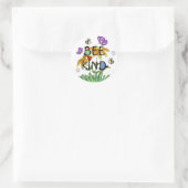 Sticker Rond Nature des abeilles (Sac)