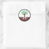 Sticker Rond Nature Love Tree Hugger (Sac)