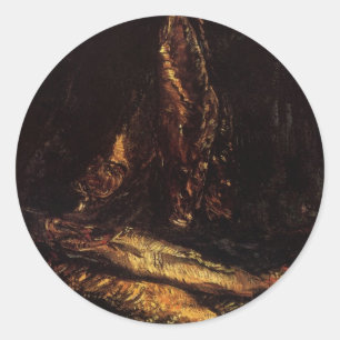 Sticker Rond Nature morte avec bloaters par Vincent van Gogh