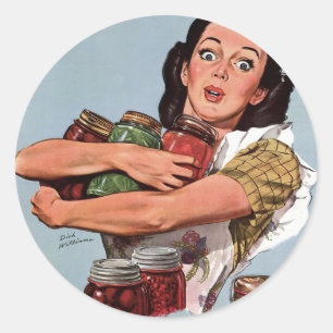 Sticker Rond "Naturellement je peux ! "