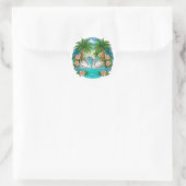 Sticker Rond NatureLovers, Swans (Sac)