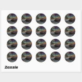 Sticker Rond naufrage à Pixie Cove (Feuille)