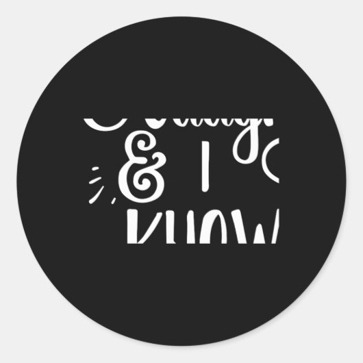 Sticker Rond Naughty And I Know It Funny Christmas Baby (Devant)