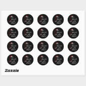 Sticker Rond Naughty I (Feuille)