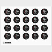 Sticker Rond Naughty I (Feuille)