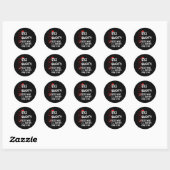 Sticker Rond Naughty Never Mind (Feuille)