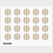 Sticker Rond Navajo (Feuille)