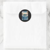 Sticker Rond Navaro Rapids Wall Japonais (Sac)