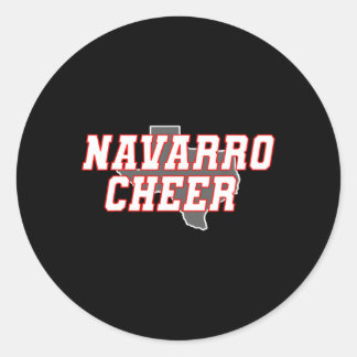Sticker Rond Navarro Cheer Texas