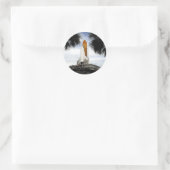 STICKER ROND NAVETTE SPACIALE (Sac)