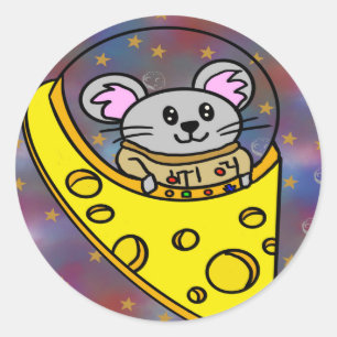 Sticker Rond navire à fromage
