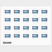 Sticker Rond Navire géant (Feuille)