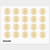Sticker Rond Navire pirate. (Feuille)