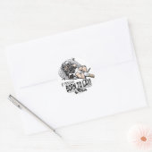 Sticker Rond Né à LaX Lacrosse Gear (Enveloppe)