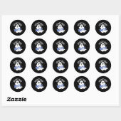 Sticker Rond Ne Boo Pas ! Vote Ghost Élections Démocratie Améri (Feuille)