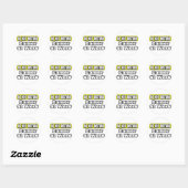 Sticker Rond Ne Dérangez Pas...Jeu Au Travail (Feuille)