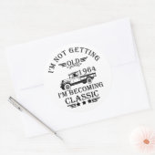 Sticker Rond né en 1964 anniversaire vintage (Enveloppe)