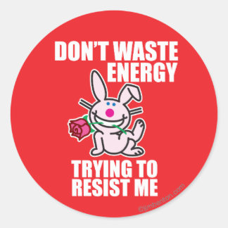 Sticker Rond Ne gaspillez pas d'énergie