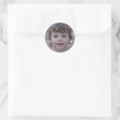 Sticker Rond Ne jamais cesser d'explorer (Sac)