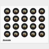 Sticker Rond Ne Manque Pas Avec Mama Bear (Feuille)