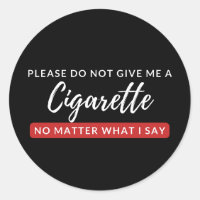 Ne me donnez pas de cigarette - drôle anti-tabac