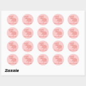 Sticker Rond Ne me mangez pas (Feuille)