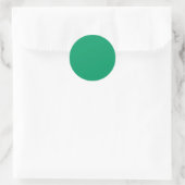 Sticker Rond Ne me pincez pas en vert (Sac)