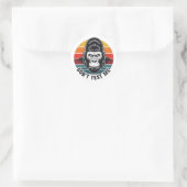 Sticker Rond Ne Me Teste Pas (Sac)