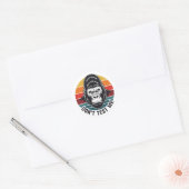 Sticker Rond Ne Me Teste Pas (Enveloppe)