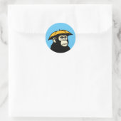 Sticker Rond Ne pas aimer la pluie (Sac)