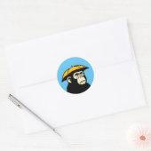 Sticker Rond Ne pas aimer la pluie (Enveloppe)