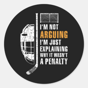 Sticker Rond Ne pas argumenter, juste expliquer pourquoi ce n'é