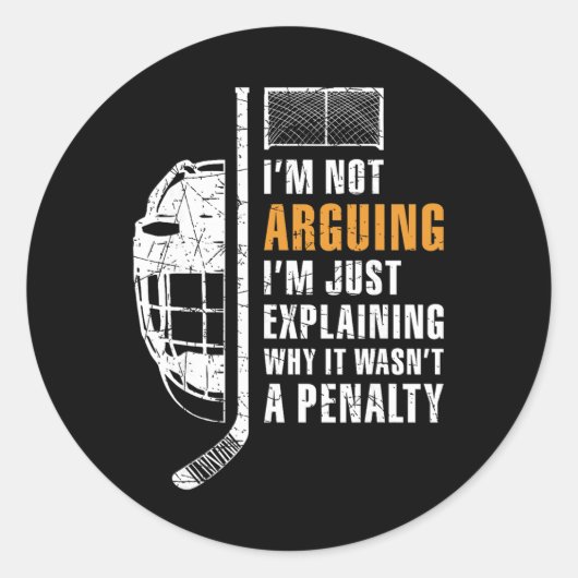 Sticker Rond Ne pas argumenter, juste expliquer pourquoi ce n'é (Devant)