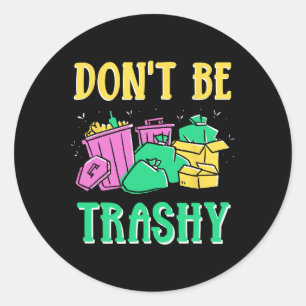 Sticker Rond Ne pas être un Jour des terres de l'environnement