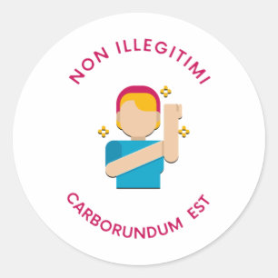 STICKER ROND NE PAS FAIRE