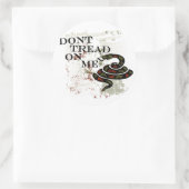 Sticker Rond Ne pas taper sur moi (Sac)