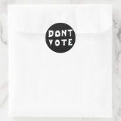 Sticker Rond Ne pas voter (Sac)