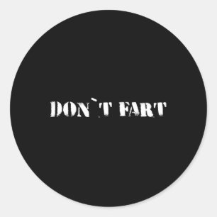 Sticker Rond Ne pétez pas Gym Sport Bodybuilding Protéine Worko