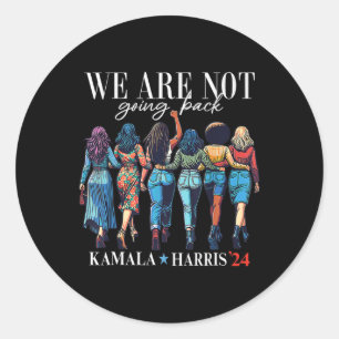 Sticker Rond Ne Reviennent Pas Kamala Harris Waltz 24 Madame Pr