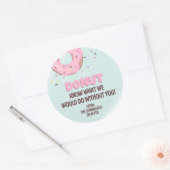 Sticker Rond Ne Sais Pas Ce Que Je Ferais Sans Toi. (Enveloppe)