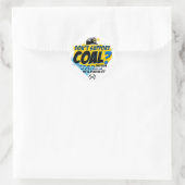 STICKER ROND NE SOUTENEZ PAS LE CHARBON ? (Sac)